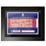 New York Yankees 1956 World Series Game 4 Framed 18 x 14 Ticket