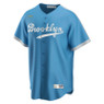 Men’s Nike Jackie Robinson Brooklyn Dodgers Cooperstown Collection Light Blue Jersey