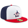 Men's New Era Washington Nationals Navy/Red On-Field Alternate 2 59FIFTY Fitted Cap