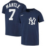 Youth Nike Mickey Mantle New York Yankees Navy Name & Number T-Shirt