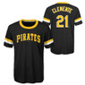 Youth Roberto Clemente Pittsburgh Pirates Cooperstown Collection Jersey Tee