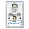 Red Schoendienst Autographed Card 2014 Panini Cooperstown HOF 75th Anniversary # 90