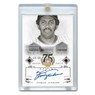 Fergie Jenkins Autographed Card 2014 Panini Cooperstown HOF 75th Anniversary Red # 23 Ltd Ed of 50