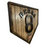 Yogi Berra Hall of Fame Vintage Distressed Wood 18.5 Inch Legacy Home Plate Ltd Ed of 250