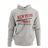 Unisex Teambrown Champions 1947 New York Cubans Premium Light Grey Hooded Sweatshirt