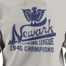 Unisex Teambrown Champions 1946 Newark Eagles Premium Light Grey Hooded Sweatshirt