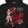 Unisex Teambrown Grand Rapids Chicks Black Diamond Hooded Sweatshirt