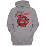 Unisex Teambrown Peoria Red Wings Gray Diamond Hooded Sweatshirt