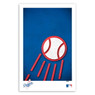 Los Angeles Dodgers Minimalist Team Logo Collection 11 x 17 Fine Art Print by artist S. Preston