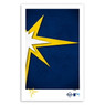 Tampa Bay Rays Minimalist Team Logo Collection 11 x 17 Fine Art Print by artist S. Preston