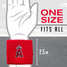 Franklin Sports Los Angeles Angels Pair of 2.5" Wristbands