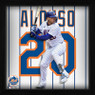 Highland Mint Pete Alonso New York Mets 13 x 13 Impact Jersey Framed Print