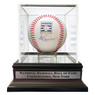 Ted Simmons Autographed Hall of Fame Logo Baseball with HOF Case (MLB)