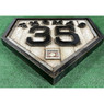 Frank Thomas Hall of Fame Vintage Distressed Wood 20 Inch Heritage Natural Home Plate
