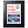 New York Yankees 1961 Scorecard Cover 18 x 14 Framed Print