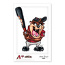 Arizona Diamondbacks Taz on Deck Minimalist Looney Tunes Collection 11 x 17 Fine Art Print by artist S. Preston