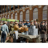Ebbets Field 1920 Hot Dog Stand 11 x 14 Colorized Print