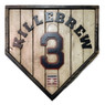 Harmon Killebrew Hall of Fame Vintage Distressed Wood 18.5 Inch Legacy Home Plate Ltd Ed of 250