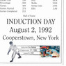 Hal Newhouser Detroit Tigers 1992 Hall of Fame Induction 8x10 Photocard with Induction Day Stamp Cancellation