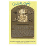 Orlando Cepeda Autographed Hall of Fame Plaque Postcard (JSA)