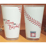 Baseball Hall of Fame There’s No Crying In Baseball 16 oz Pint Mixing Glass