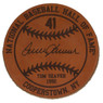 Tom Seaver Baseball Hall of Fame 1992 Inductee Leather Engraved Coaster