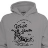Unisex Teambrown 1924 World Series Hilldale Athletic Club vs. Kansas City Monarchs Premium Grey Hooded Sweatshirt