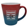 Baseball Hall of Fame 12 oz Blue and Red Frosted Mug