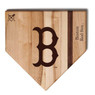 Boston Red Sox Baseball BBQ 12" x 12" Logo Wood Cutting Board