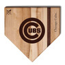 Chicago Cubs Baseball BBQ 12" x 12" Logo Wood Cutting Board