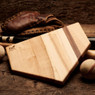 Cincinnati Reds Baseball BBQ 12" x 12" Logo Wood Cutting Board