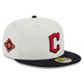 Men’s New Era Cleveland Guardians Cooperstown Collection Retro 59FIFTY Fitted Cap