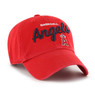 Women’s ’47 Brand Los Angeles Angels Red Phoebe Clean Up Adjustable Cap