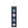 New York Yankees 8” x 32” Hanging Team Logo Evolution Banner