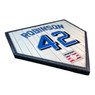 Jackie Robinson 10" x 10" MDF Wooden Jersey Home Plate