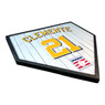 Roberto Clemente 10" x 10" MDF Wooden Jersey Home Plate