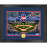 Highland Mint Chicago Cubs World Series Champs Stadium Bronze Coin 13 x 16 Photo Mint