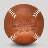 Lemon Peel Replica Vintage Baseball - Teak with White Stitching