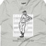 Men’s Teambrown Monte Irvin Baseball Hall of Fame Logo Newark Eagle Athletic Grey T-Shirt