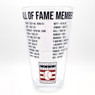 Boston Red Sox Team Hall of Famer 16 Ounce Pint Glass