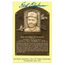 Bert Blyleven Autographed Hall of Fame Plaque Postcard (JSA-25)