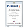 Andre Dawson Autographed Card 2002 Fleer Greats of the Game