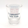 Baseball Hall of Fame Clear Logo Shot Glass