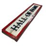Hall of Fame Distressed Wood White 25 Inch Classic Name Framed Sign