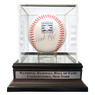 Wade Boggs Autographed Hall of Fame Logo Baseball with HOF Case (Beckett)