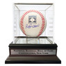 Rod Carew Autographed Hall of Fame Logo Baseball with HOF Case (JSA)