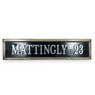 Don Mattingly Distressed Wood 25 Inch Classic Name & Number Framed Sign