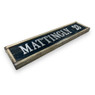 Don Mattingly Distressed Wood 25 Inch Classic Name & Number Framed Sign