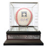 Edgar Martinez Autographed Hall of Fame Logo Baseball with HOF Case (JSA)