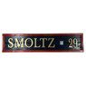 John Smoltz Hall of Fame Distressed Wood 25 Inch Classic Name & Number Framed Sign